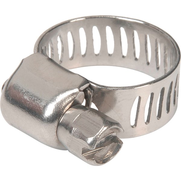 Apache Apache 1/4, 5/8 300 Stainless Steel Micro Worm Gear Clamp w/ 5/16 Wide Band,  48016998